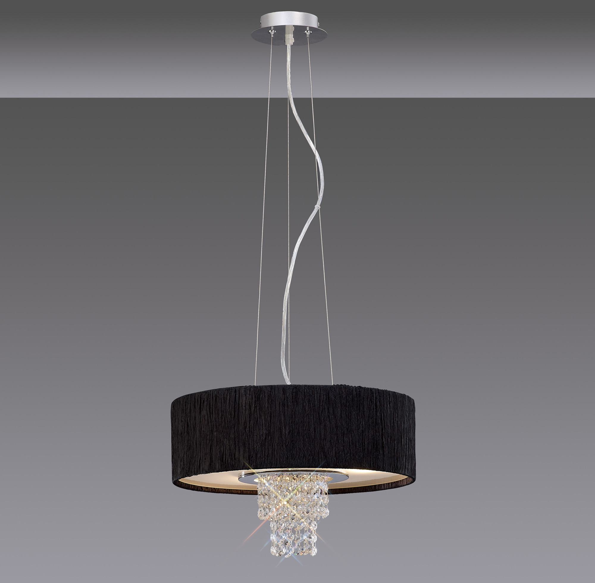 IL30272/BL  Nerissa Crystal Pendant 4 Light